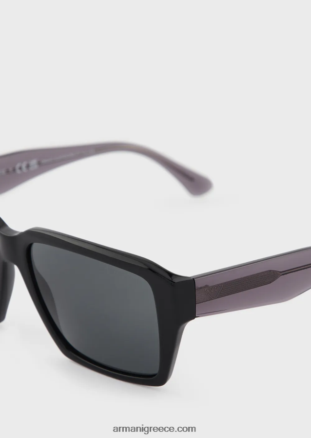 άνδρες Armani ορθογώνια γυαλιά ηλίου 4046R62316