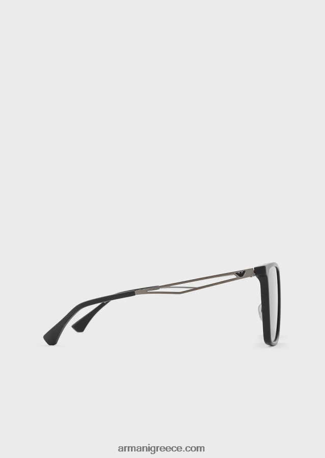 άνδρες Armani τετράγωνα γυαλιά ηλίου 4046R62319 μαύρος
