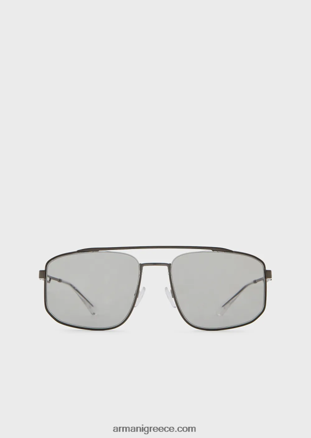 άνδρες Armani ορθογώνια γυαλιά ηλίου 4046R62328