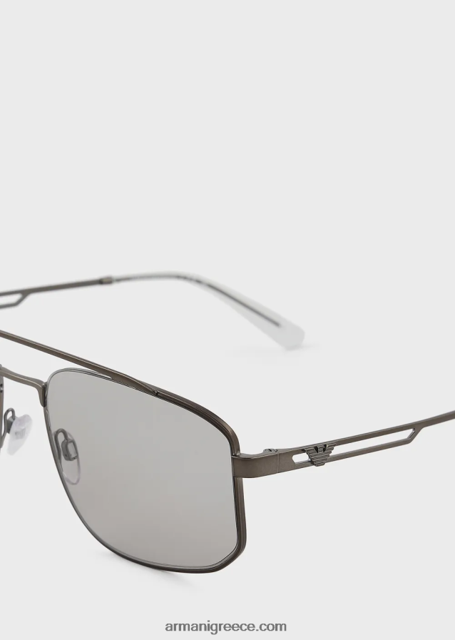 άνδρες Armani ορθογώνια γυαλιά ηλίου 4046R62328