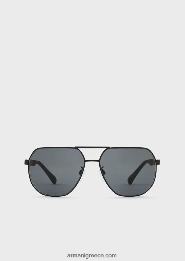 άνδρες Armani πιλοτικά γυαλιά ηλίου 4046R62332 σκούρο γκρίζο