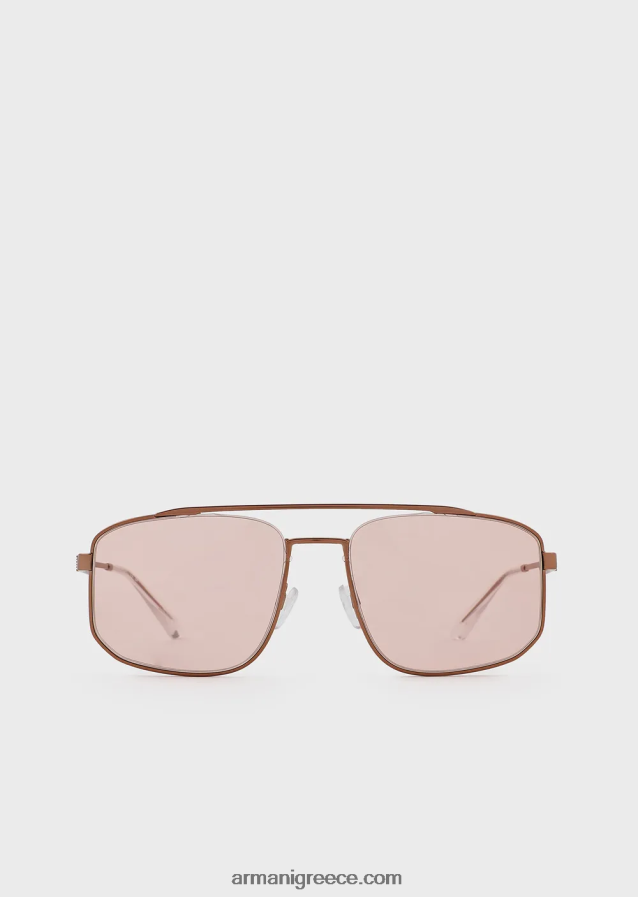 άνδρες Armani ορθογώνια γυαλιά ηλίου 4046R62334