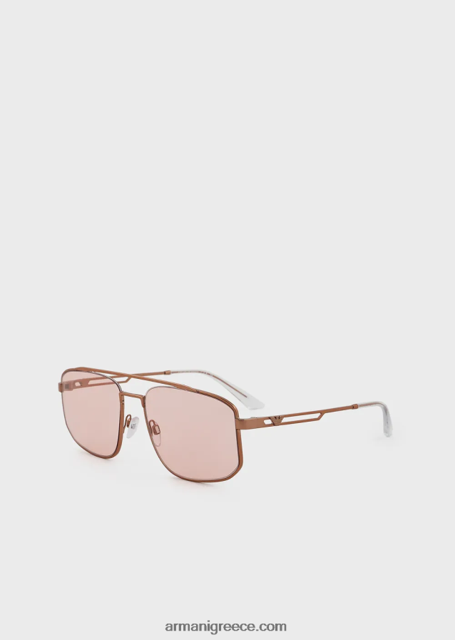 άνδρες Armani ορθογώνια γυαλιά ηλίου 4046R62334