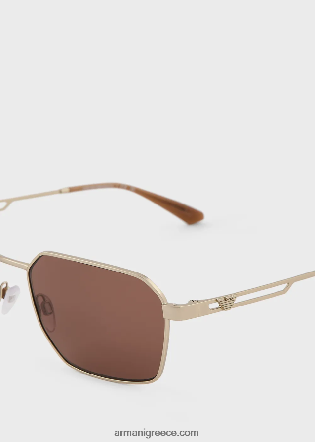 άνδρες Armani ορθογώνια γυαλιά ηλίου 4046R62344