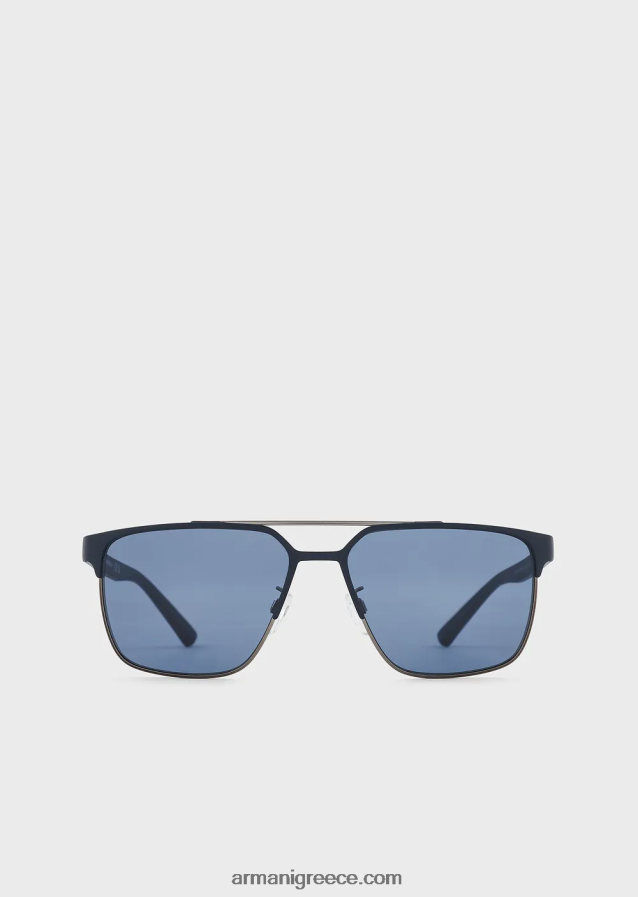 άνδρες Armani τετράγωνα γυαλιά ηλίου 4046R62357 ΠΟΛΕΜΙΚΟ ΝΑΥΤΙΚΟ