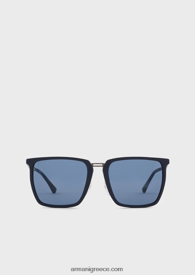 άνδρες Armani τετράγωνα γυαλιά ηλίου 4046R62358 ΠΟΛΕΜΙΚΟ ΝΑΥΤΙΚΟ
