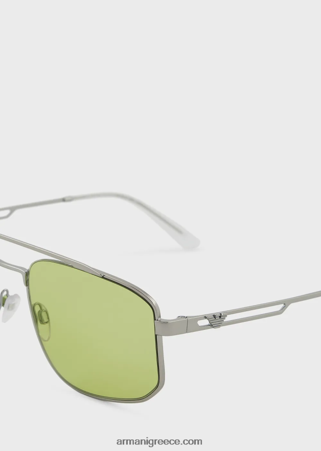 άνδρες Armani ορθογώνια γυαλιά ηλίου 4046R62360