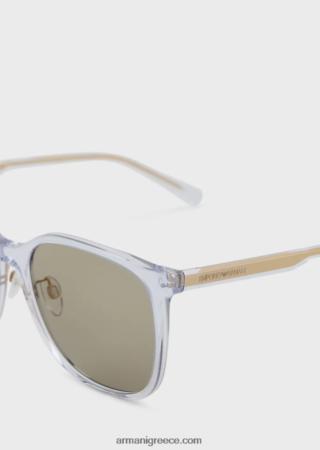 άνδρες Armani γυαλιά μαξιλαριού 4046R62370 διαφανής