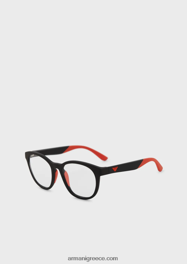 άνδρες Armani γυαλιά ηλίου junior σε σχήμα παντο με φακούς με κλιπ 4046R62336