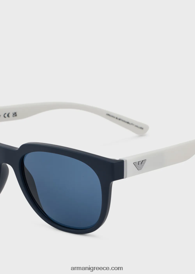 άνδρες Armani γυαλιά ηλίου panto με εναλλάξιμους κροτάφους 4046R62353