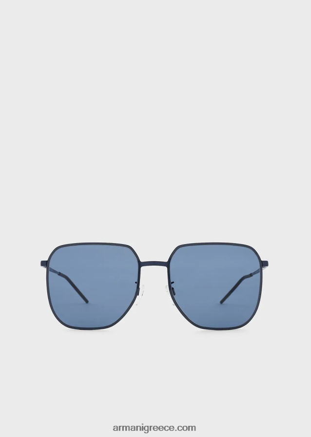 άνδρες Armani unisex τετράγωνα γυαλιά ηλίου 4046R62293 ΠΟΛΕΜΙΚΟ ΝΑΥΤΙΚΟ