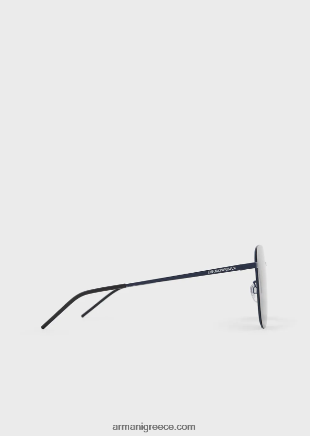 άνδρες Armani unisex τετράγωνα γυαλιά ηλίου 4046R62293 ΠΟΛΕΜΙΚΟ ΝΑΥΤΙΚΟ