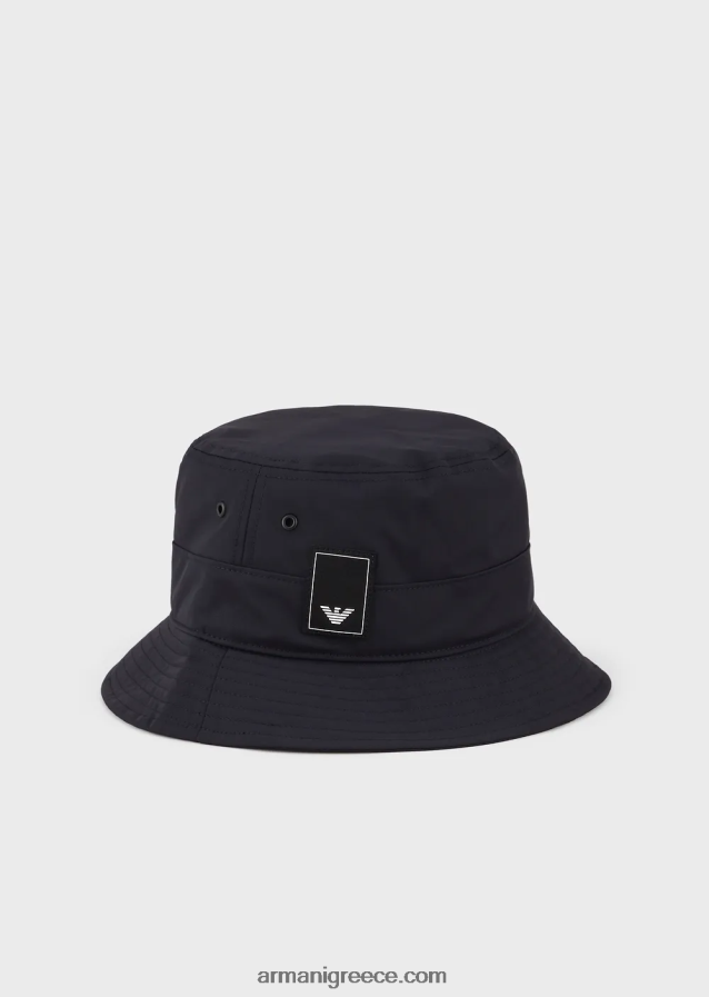 άνδρες Armani νάιλον κλος καπέλο πρώτης ανάγκης για ταξίδια 4046R62031 ναυτικό μπλε