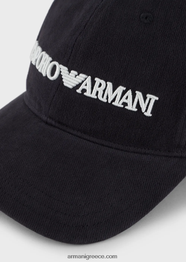 άνδρεςκαπέλο μπέιζμπολ με ανάγλυφο κέντημα emporio armani 4046R62043 μπλε