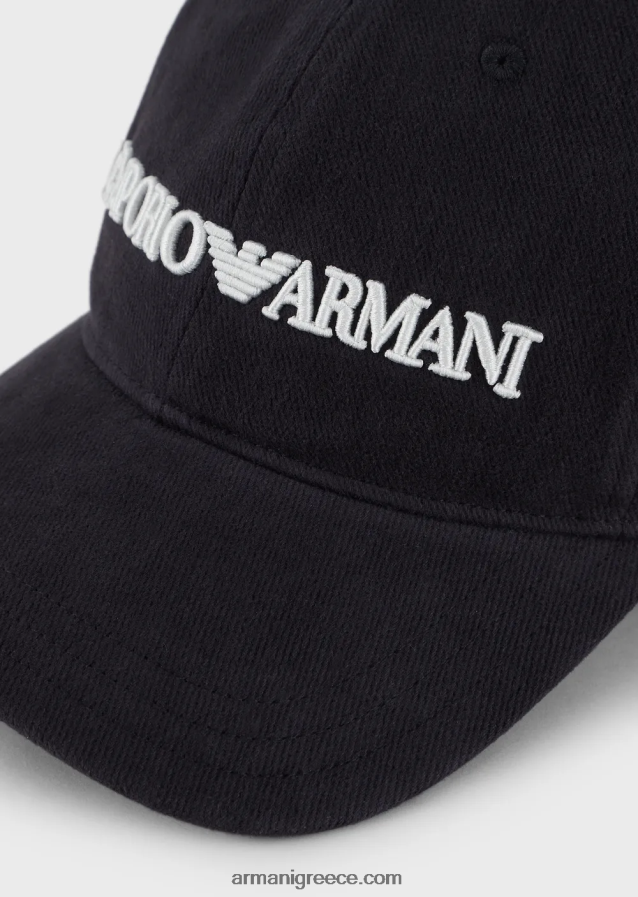 άνδρεςκαπέλο μπέιζμπολ με ανάγλυφο κέντημα emporio armani 4046R62044 μαύρος