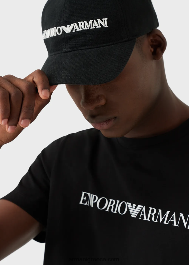 άνδρεςκαπέλο μπέιζμπολ με ανάγλυφο κέντημα emporio armani 4046R62044 μαύρος