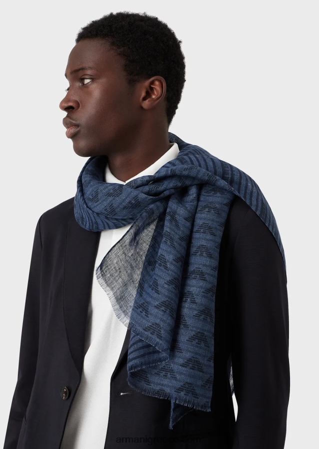 άνδρες Armani κλεφτά λευκών ειδών με φράση όλης της συλλογής 4046R62116 ναυτικό μπλε