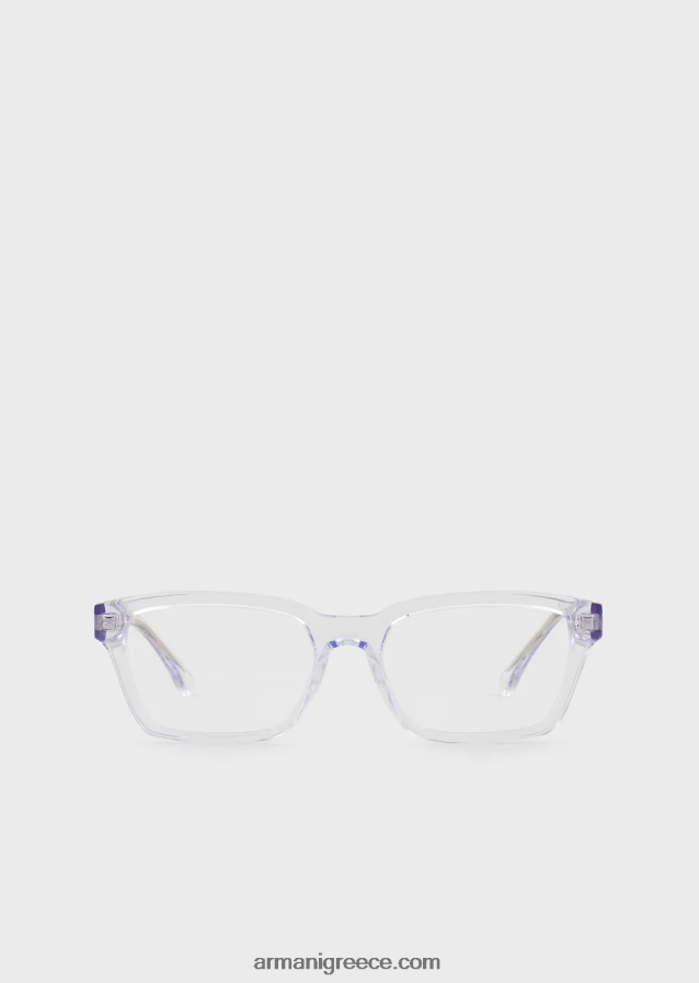 άνδρες Armani ορθογώνια ποτήρια 4046R62224 διαφανής