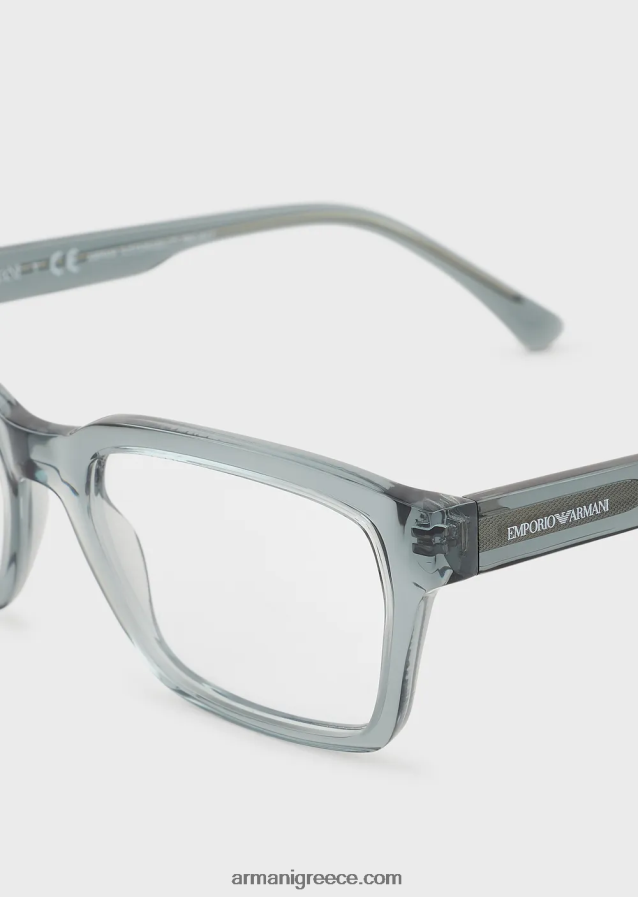 άνδρες Armani ορθογώνια ποτήρια 4046R62226 διαφανής