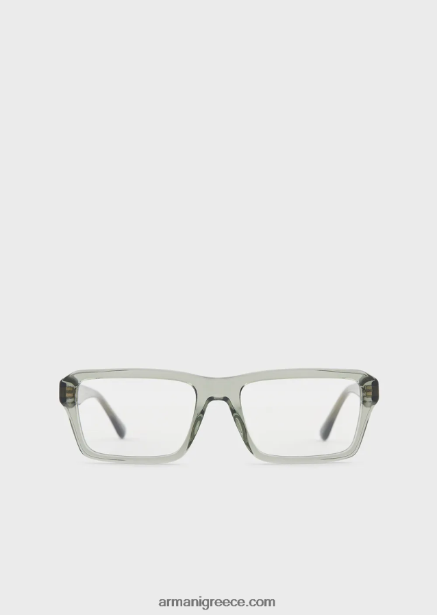 άνδρες Armani ορθογώνια ποτήρια 4046R62232 πράσινος