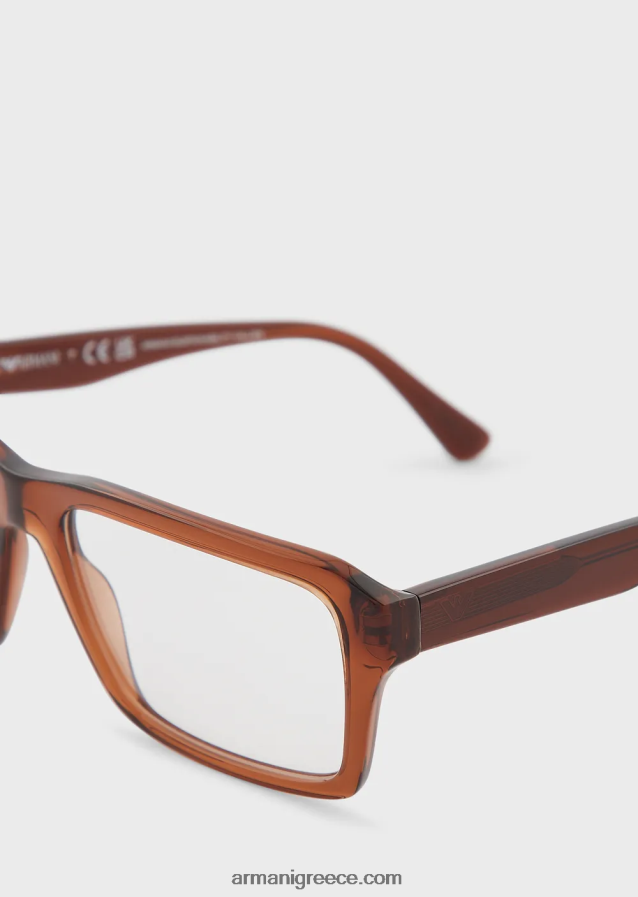 άνδρες Armani ορθογώνια ποτήρια 4046R62233