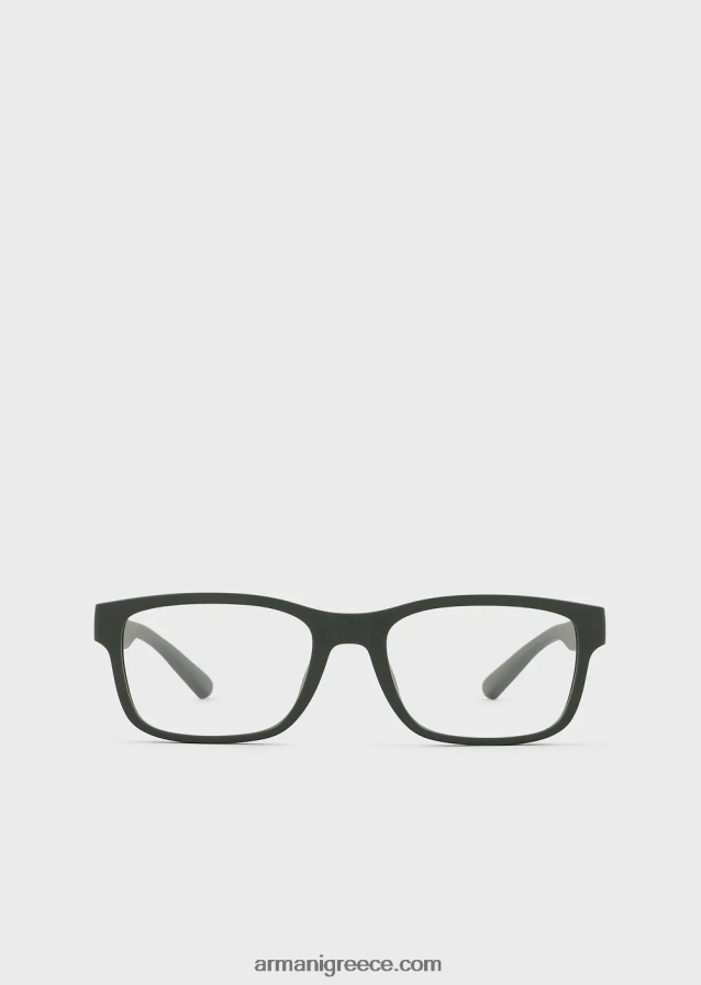 άνδρες Armani ορθογώνια ποτήρια με εναλλάξιμους κροτάφους 4046R62235