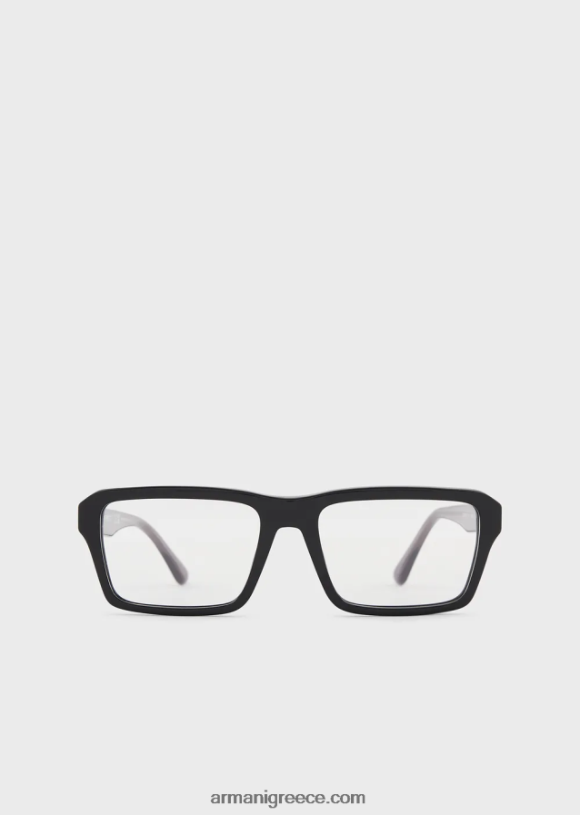 άνδρες Armani ορθογώνια ποτήρια 4046R62238 μαύρος