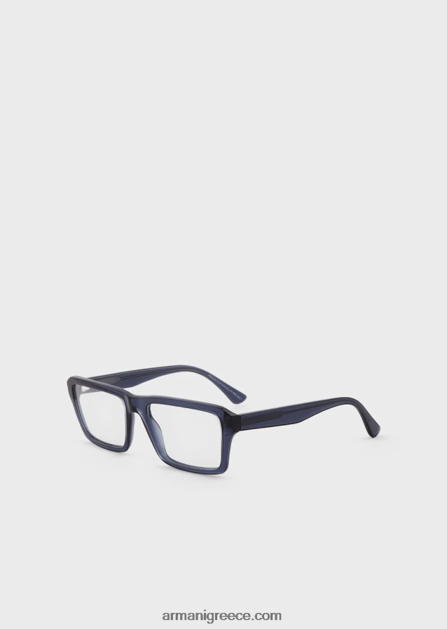 άνδρες Armani ορθογώνια ποτήρια 4046R62239 μπλε ναυτικό