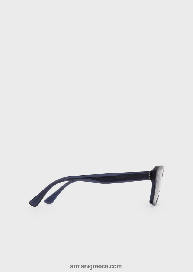 άνδρες Armani ορθογώνια ποτήρια 4046R62239 μπλε ναυτικό
