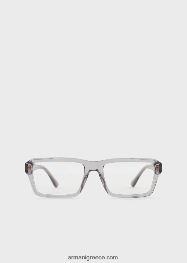 άνδρες Armani ορθογώνια ποτήρια 4046R62248 grigio scuro