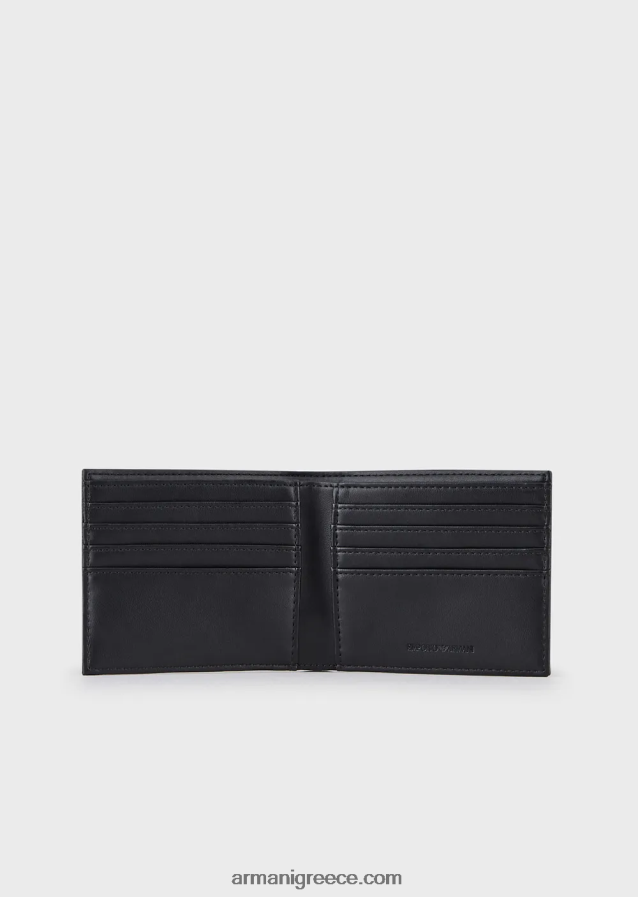 άνδρες Armani κουτί δώρου με θήκη για κάρτα αετού και πορτοφόλι 4046R62183 μαύρος