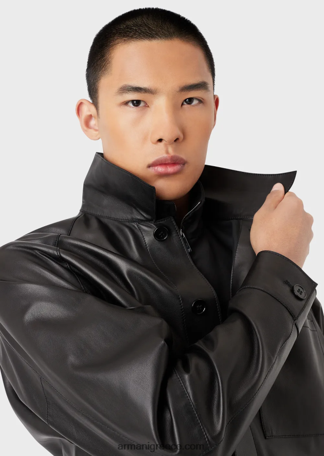 άνδρες Armani Ποιότητα γαντιών, αρνίσιο δέρμα νάπα-πουκάμισο/μπουφάν με τσέπες 4046R61289
