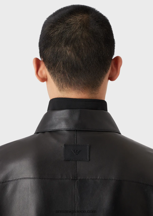 άνδρες Armani Ποιότητα γαντιών, αρνίσιο δέρμα νάπα-πουκάμισο/μπουφάν με τσέπες 4046R61289