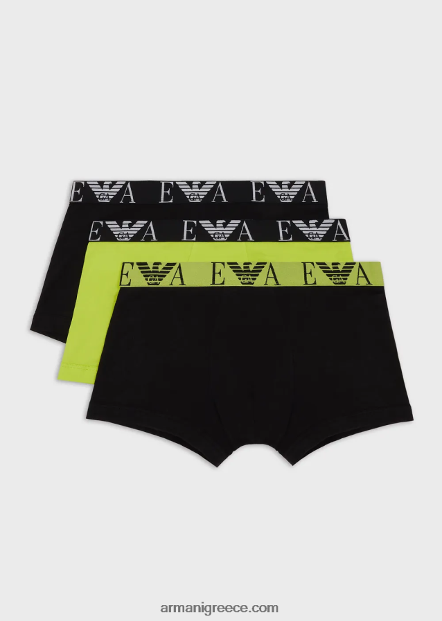 άνδρες Armani σλιπ μπόξερ με έντονο μονόγραμμα στη μέση 4046R61767 πρότυπο