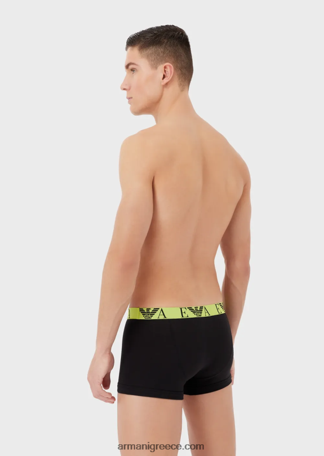 άνδρες Armani σλιπ μπόξερ με έντονο μονόγραμμα στη μέση 4046R61767 πρότυπο