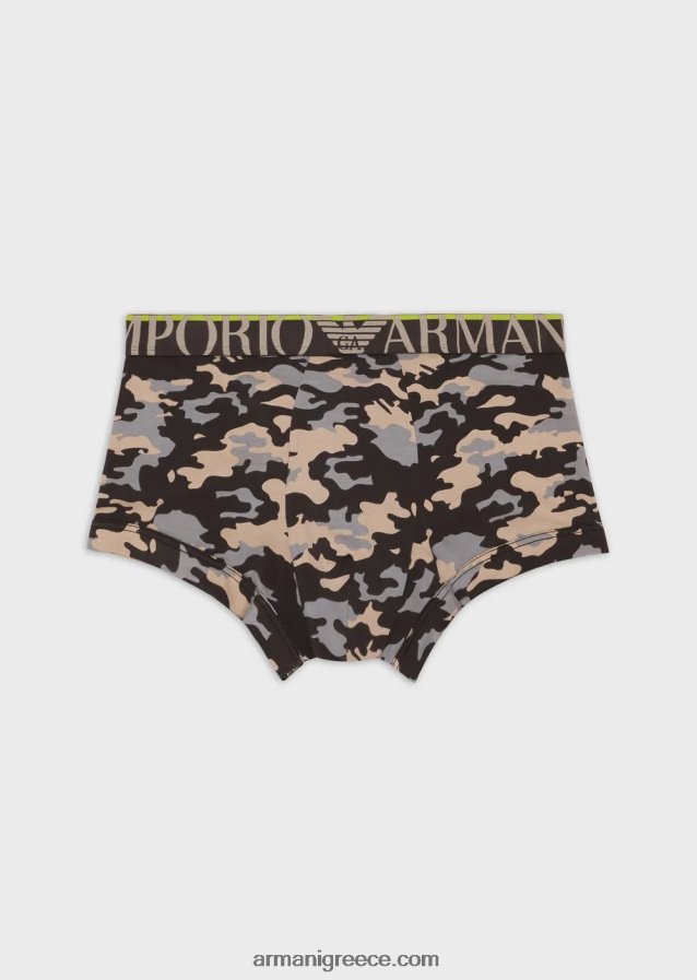 άνδρες Armani σλιπ μποξερ με μοτίβο παραλλαγής 4046R61780 πρότυπο
