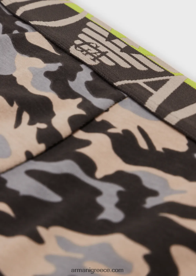 άνδρες Armani σλιπ μποξερ με μοτίβο παραλλαγής 4046R61780 πρότυπο