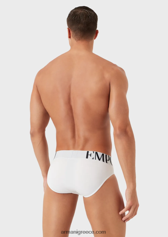 άνδρες Armani απαραίτητο σύντομο μεγαλόγο 4046R61791 άσπρο