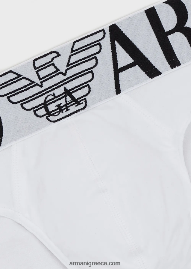 άνδρες Armani απαραίτητο σύντομο μεγαλόγο 4046R61791 άσπρο