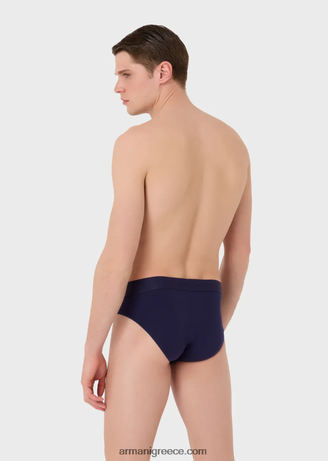 άνδρες Armani σλιπ με μεγάλο γυαλιστερό λογότυπο 4046R61795 τζην