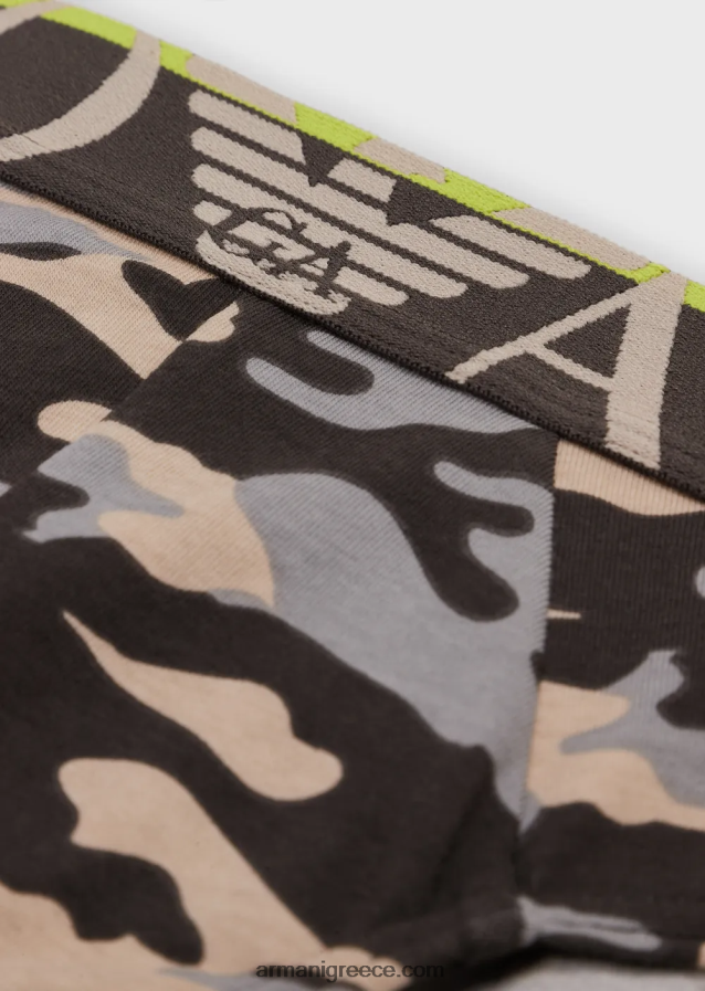 άνδρες Armani σλιπ με μοτίβο παραλλαγής 4046R61797