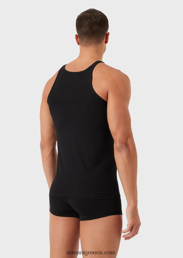 άνδρες Armani δύο πακέτα γιλέκα από καθαρό βαμβάκι 4046R61820