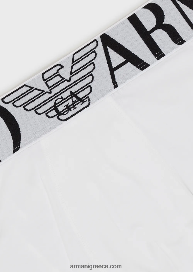 άνδρες Armani Απαραίτητο megalogo μποξεράκι 4046R61769 άσπρο