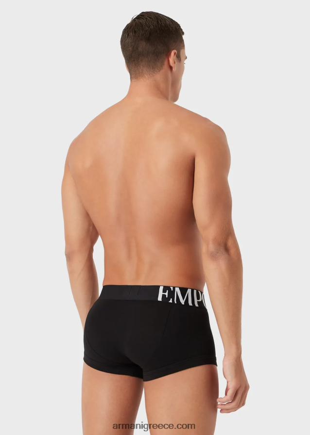 άνδρες Armani Απαραίτητο megalogo μποξεράκι 4046R61770 μαύρος