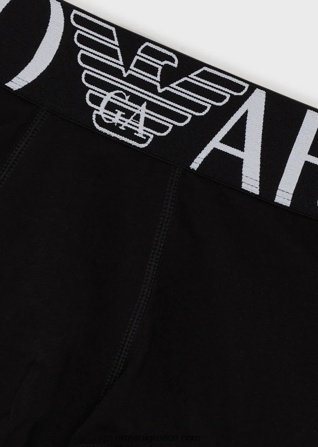 άνδρες Armani Απαραίτητο megalogo μποξεράκι 4046R61770 μαύρος
