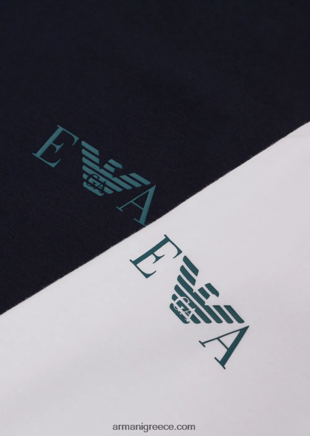 άνδρες Armani δύο πακέτα εσώρουχα slim-fit με έντονο μονόγραμμα λογότυπο 4046R61810 πρότυπο