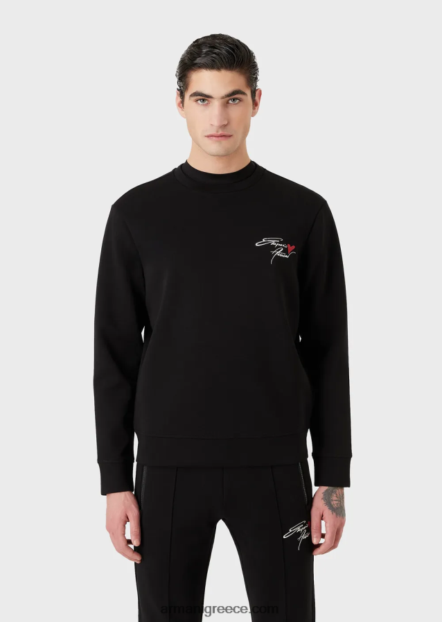 άνδρες Armani φούτερ με κέντημα για την ημέρα του Αγίου Βαλεντίνου 4046R61588