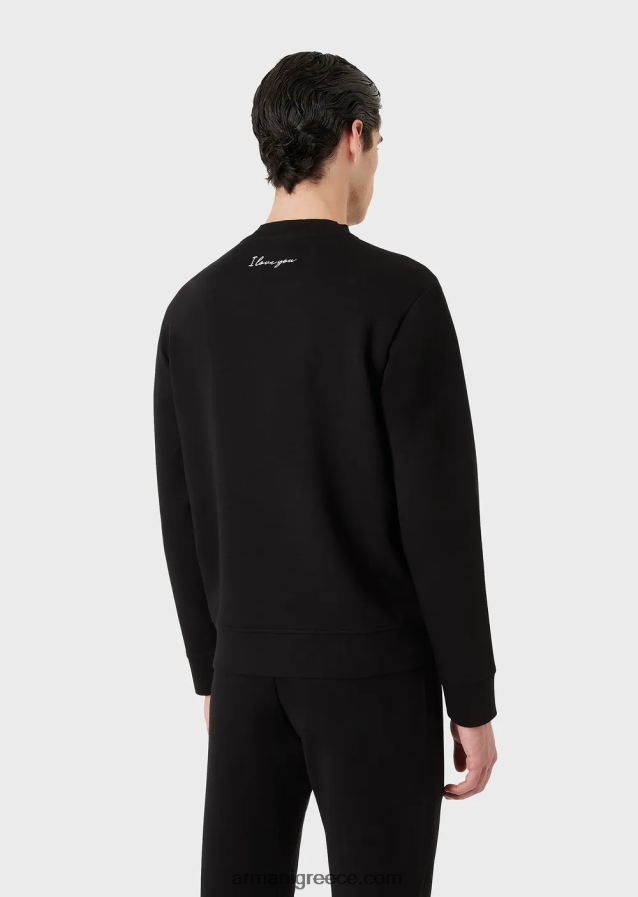 άνδρες Armani φούτερ με κέντημα για την ημέρα του Αγίου Βαλεντίνου 4046R61588