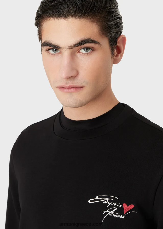 άνδρες Armani φούτερ με κέντημα για την ημέρα του Αγίου Βαλεντίνου 4046R61588