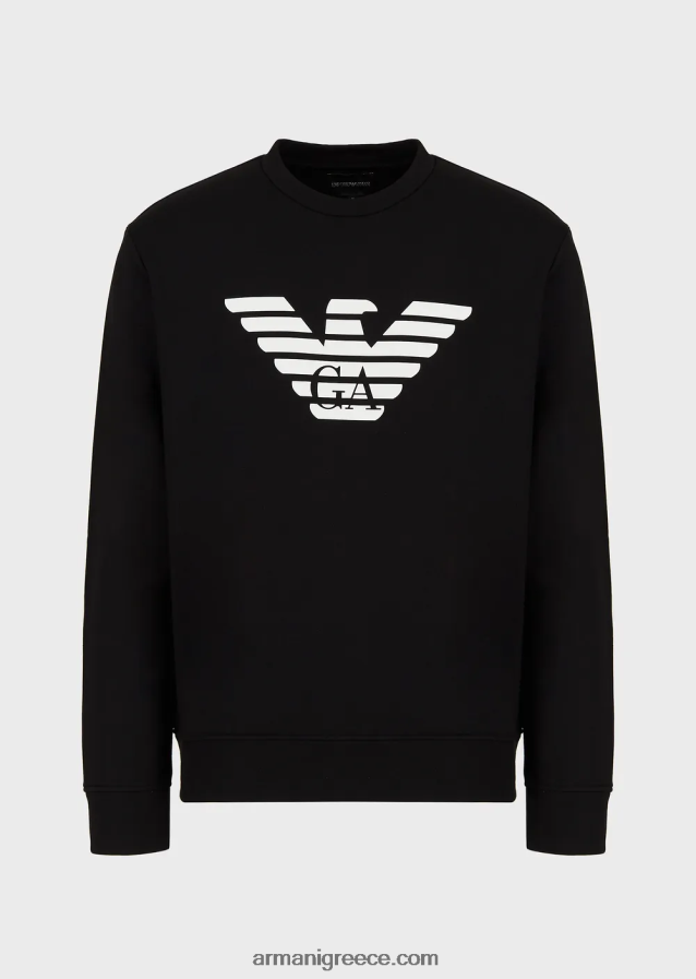 άνδρες Armani Μοντάλ φούτερ με στάμπα με λογότυπο 4046R61595 πρότυπο